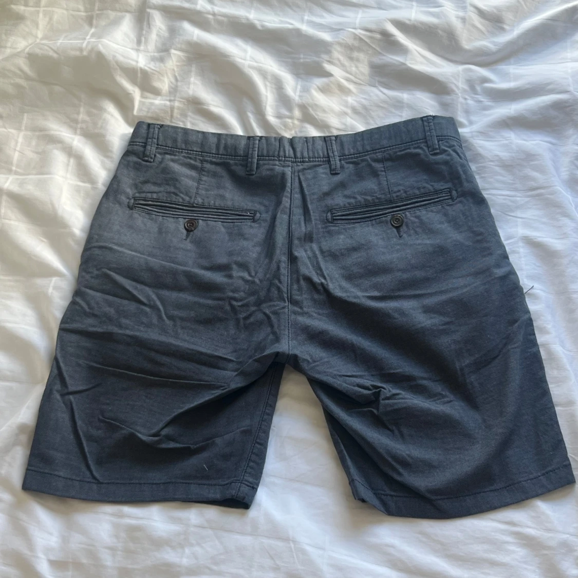 Gråblå shorts från Bowery East West - 2