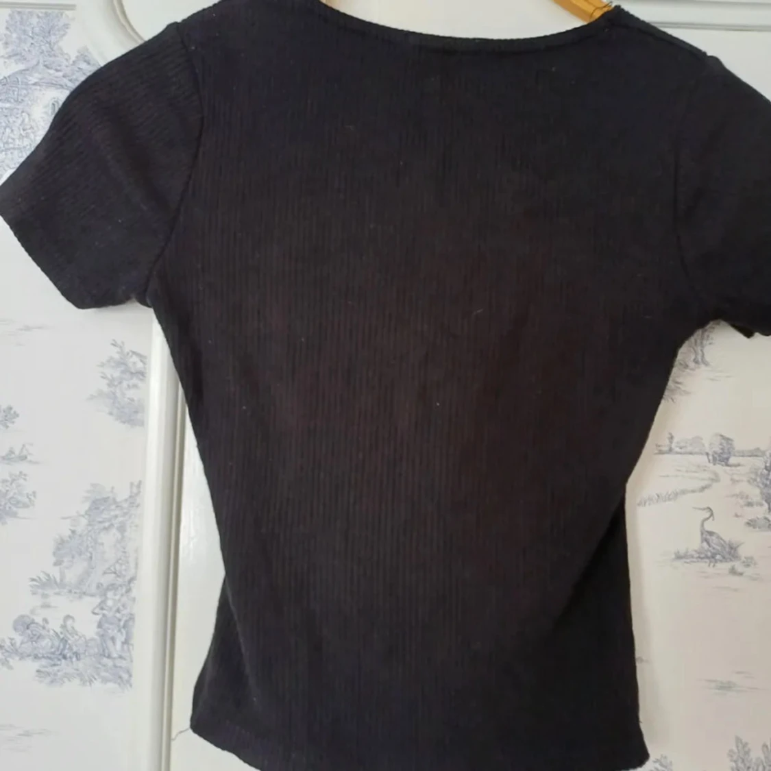 Svart ribbad topp från Stradivarius - 2