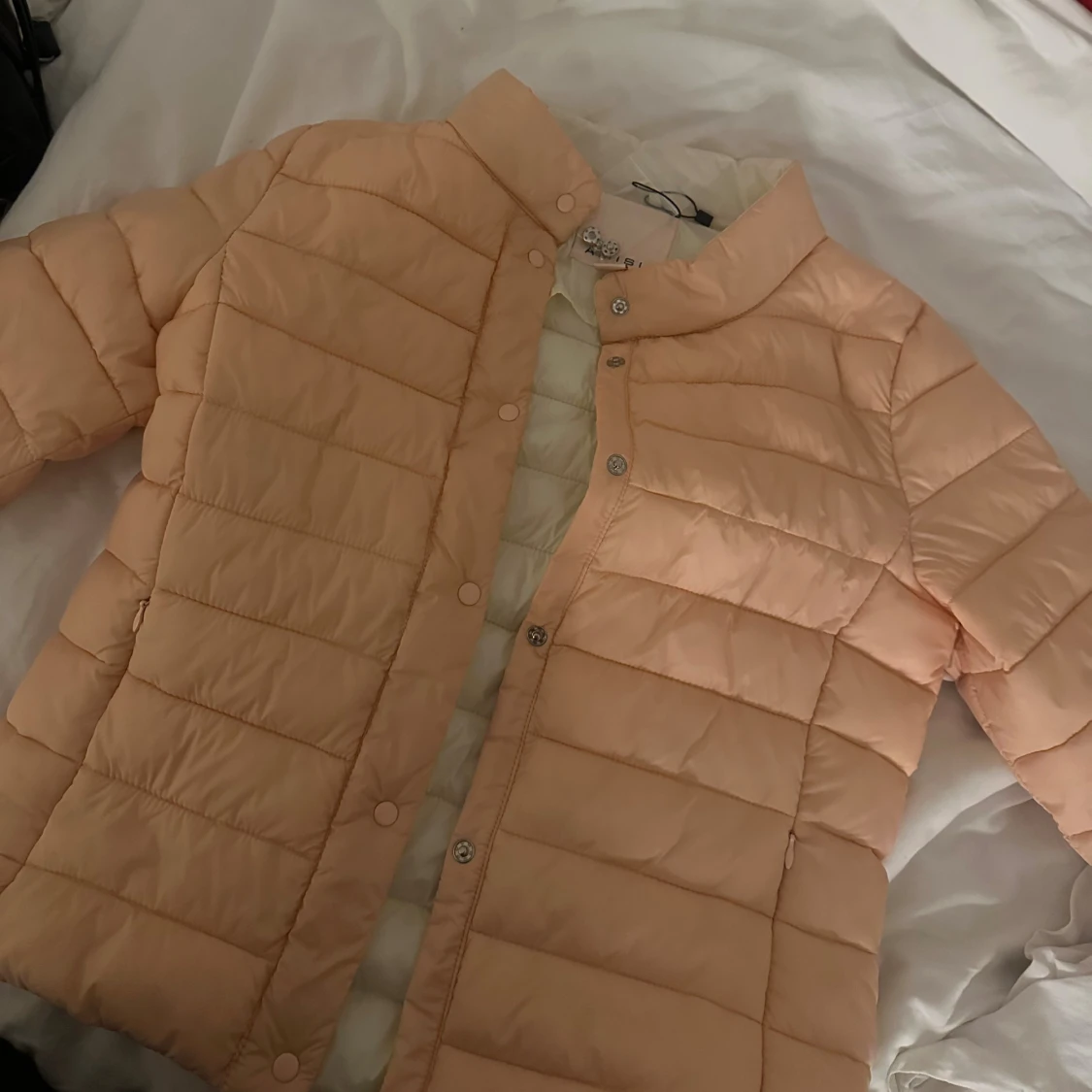 Söt rosa vårjacka med trekvartsärm - 1