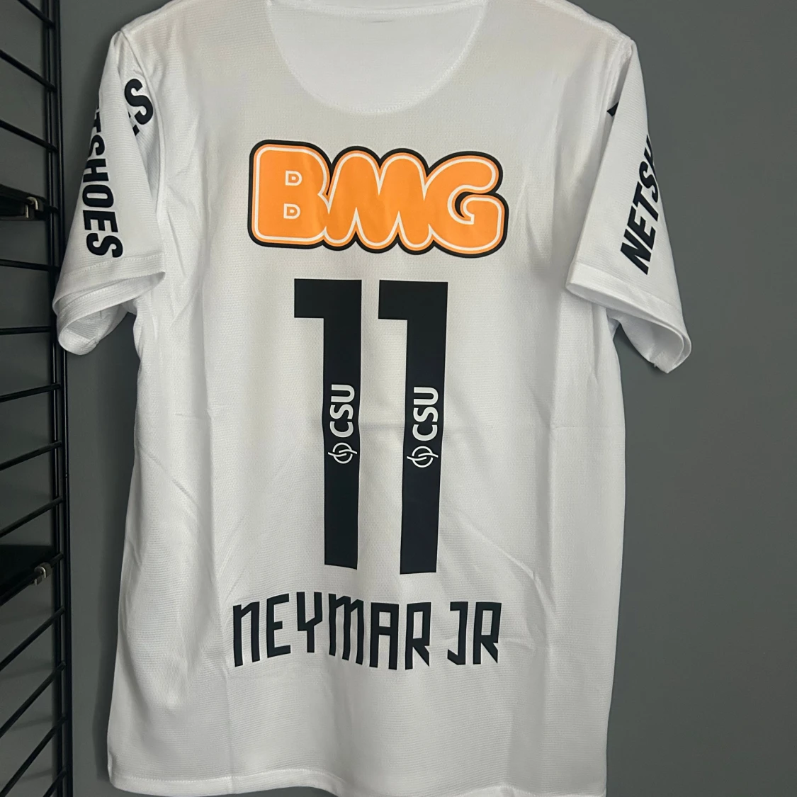 Vit Santos Neymar Jr fotbollströja Nike - 1