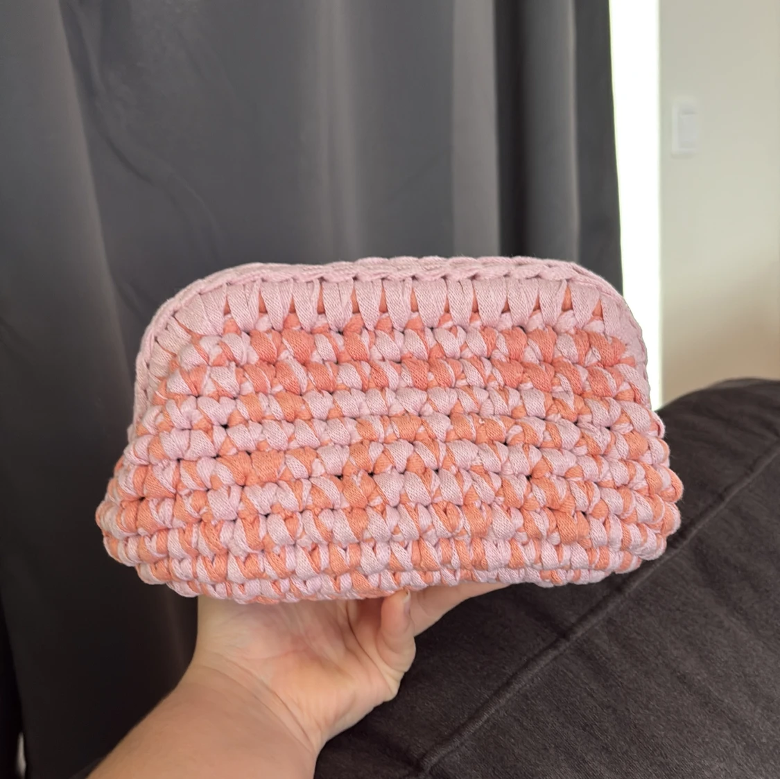 Rosa/orange necessär  - 2