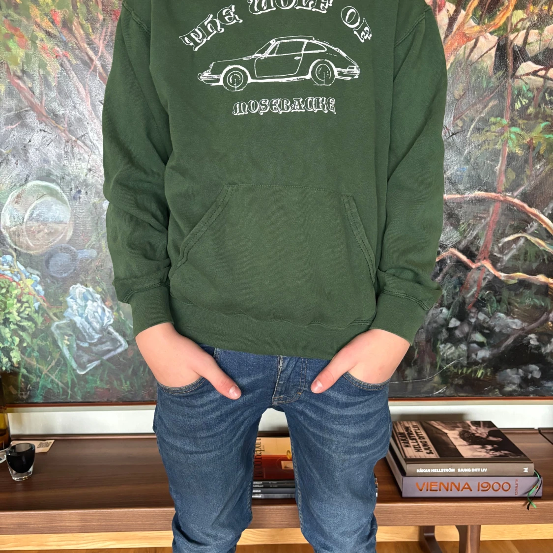 Grön hoodie One of One  - 1