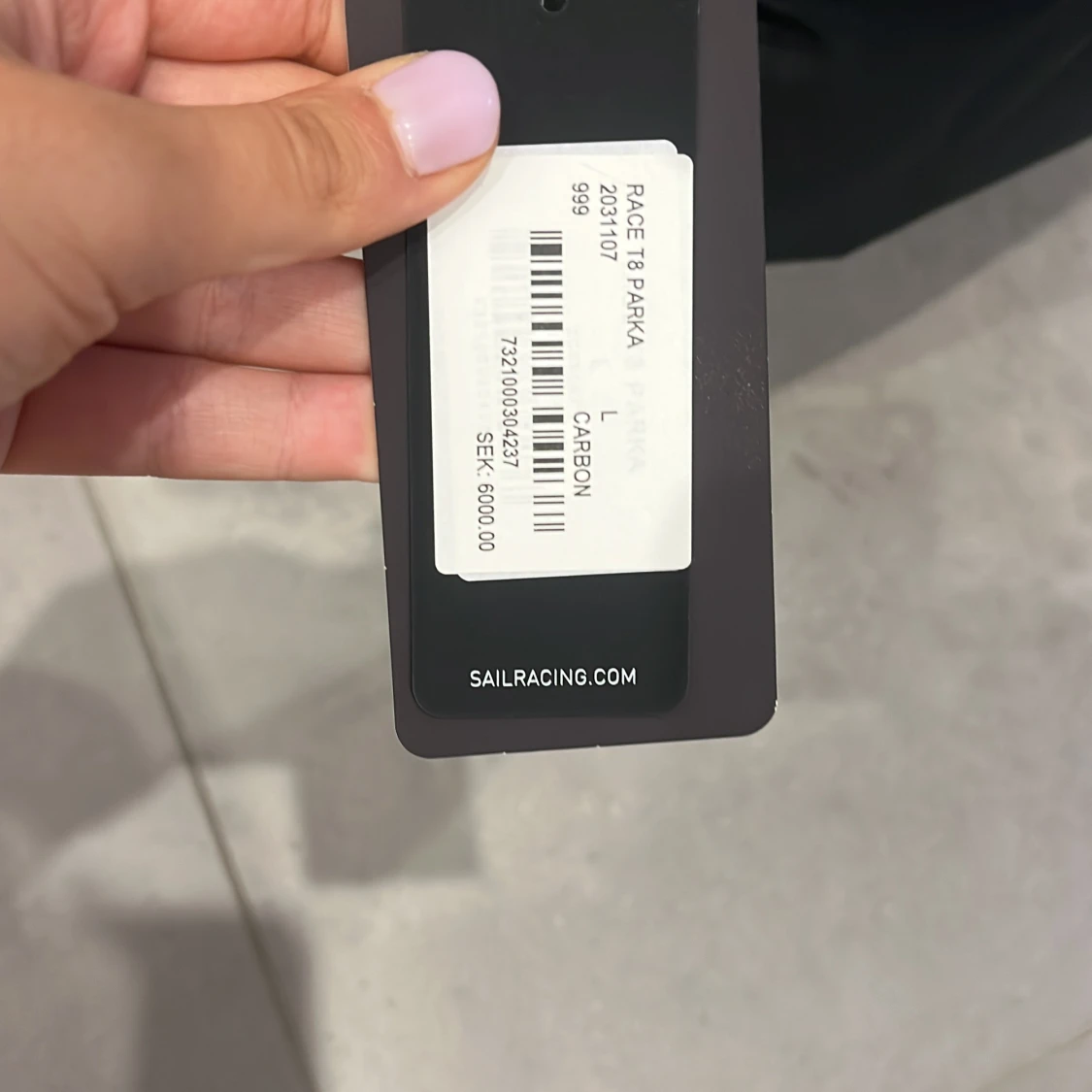 Svart parkajacka från Sail Racing L - 3