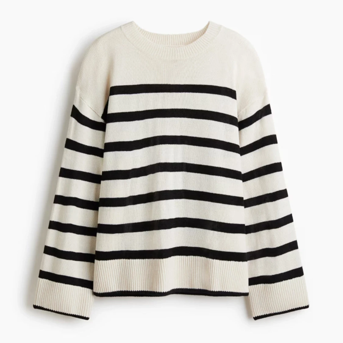 Randig stickad tröja från Divided