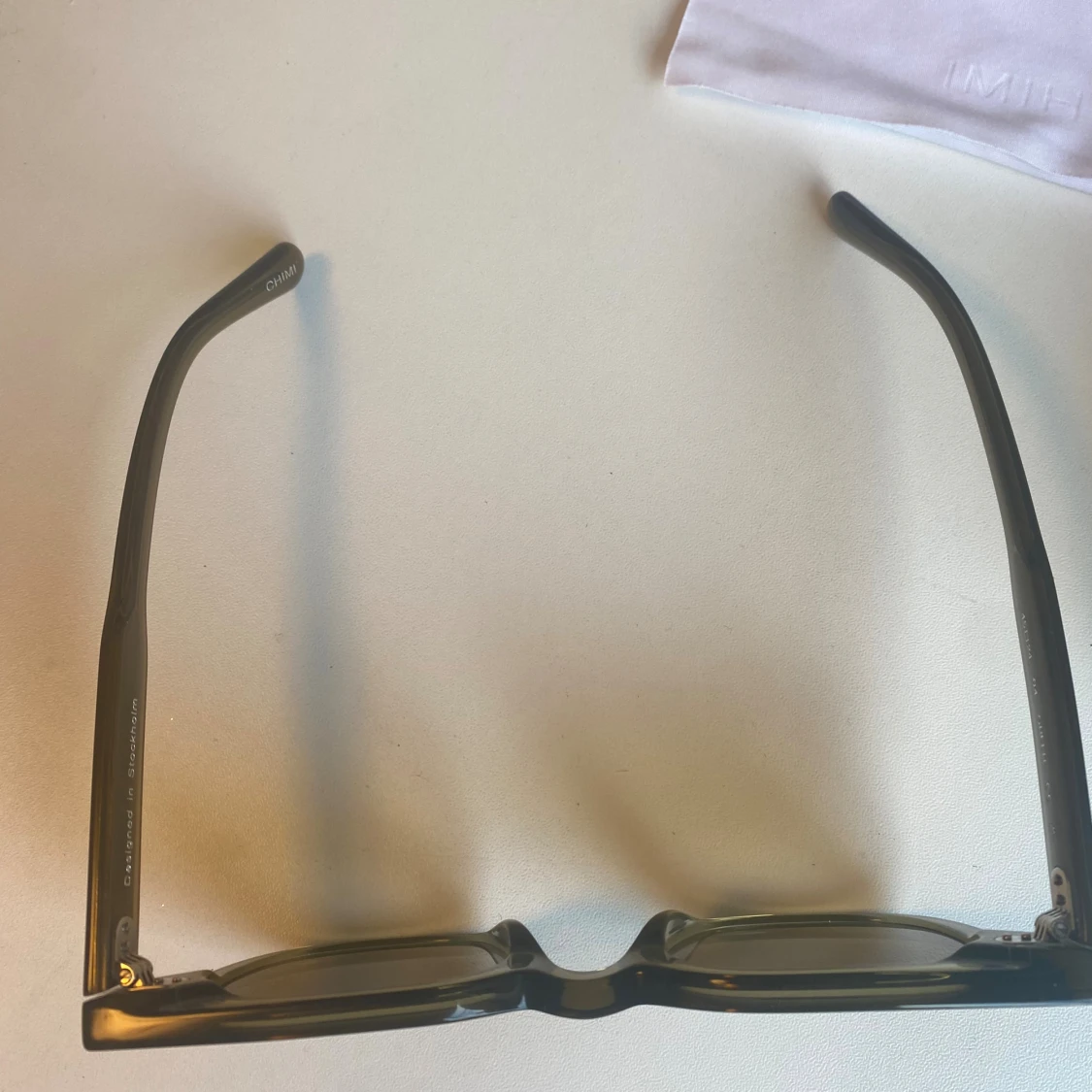 Gröna solglasögon CHIMI fyrkantig - 3