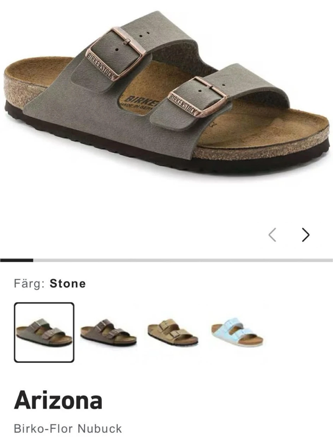 Birkenstock Arizona sandaler stone - 1