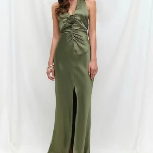 Lång klänning - Grön lång klänning