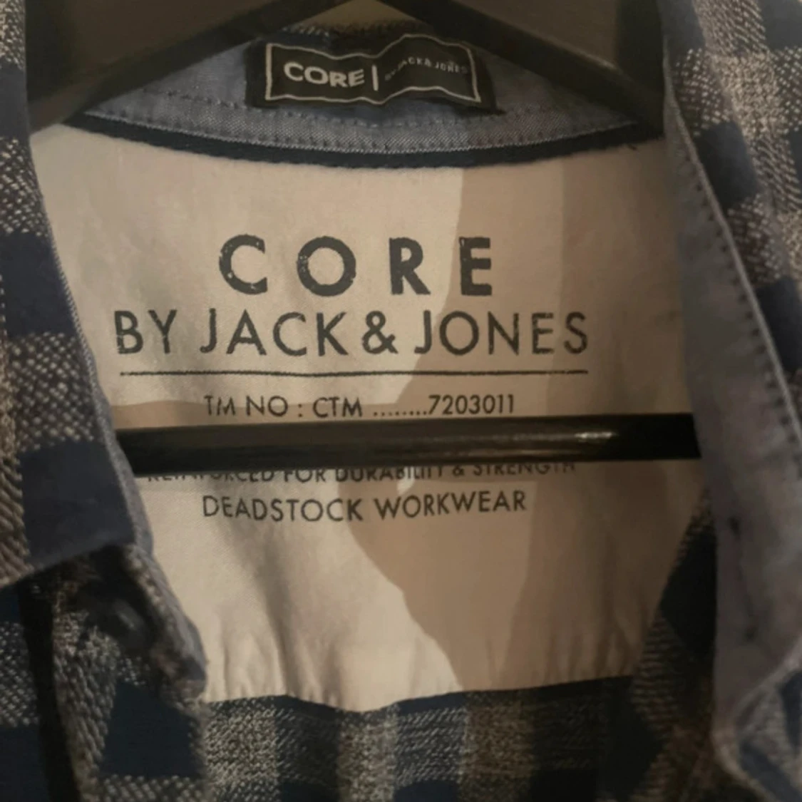Rutig blå skjorta från Jack & Jones - 1