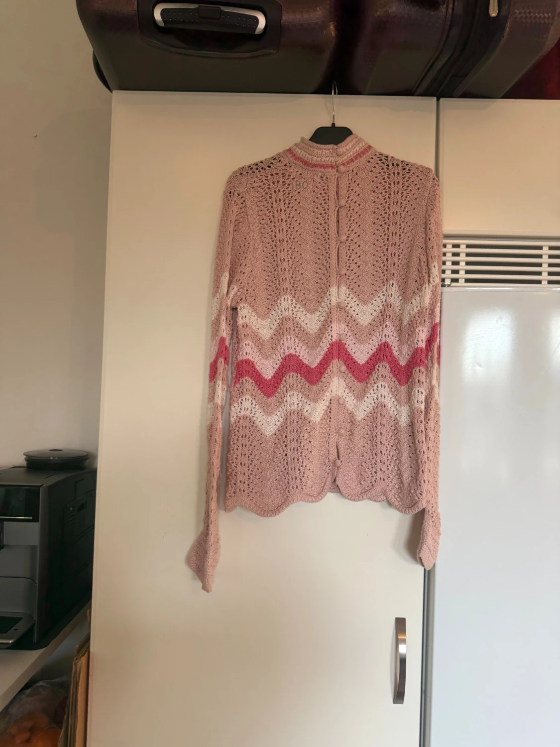 Rosa stickad polotröja Odd Molly - 4