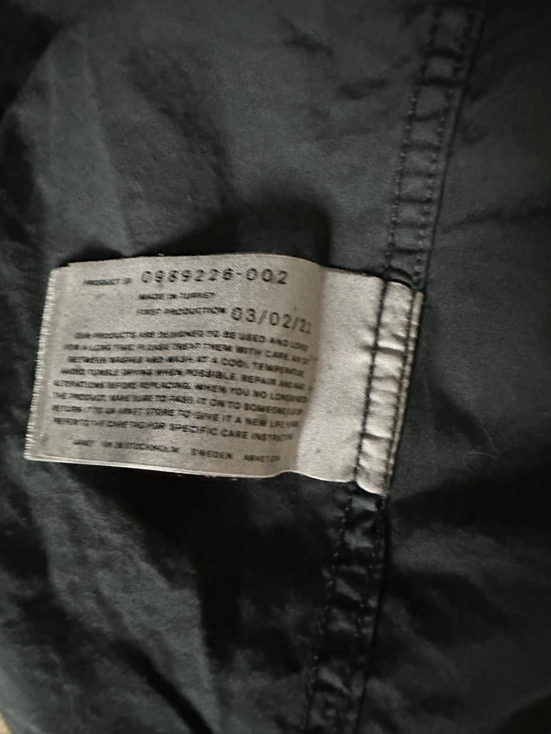 Svart overshirt från Arket - 2