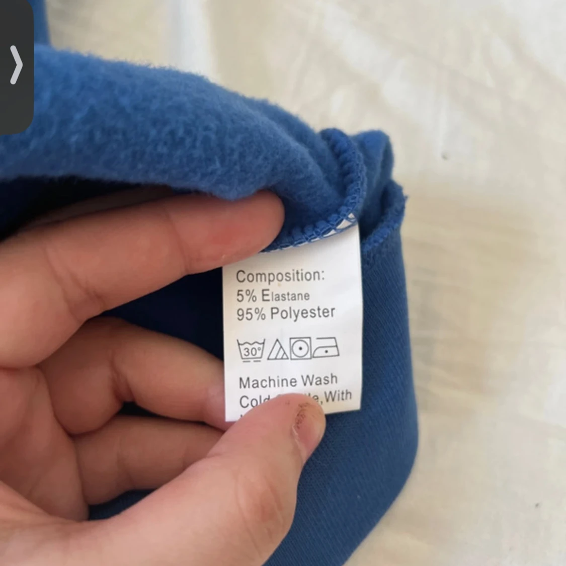 Blå sweatshirt med Los Angeles-tryck från SHEIN - 4