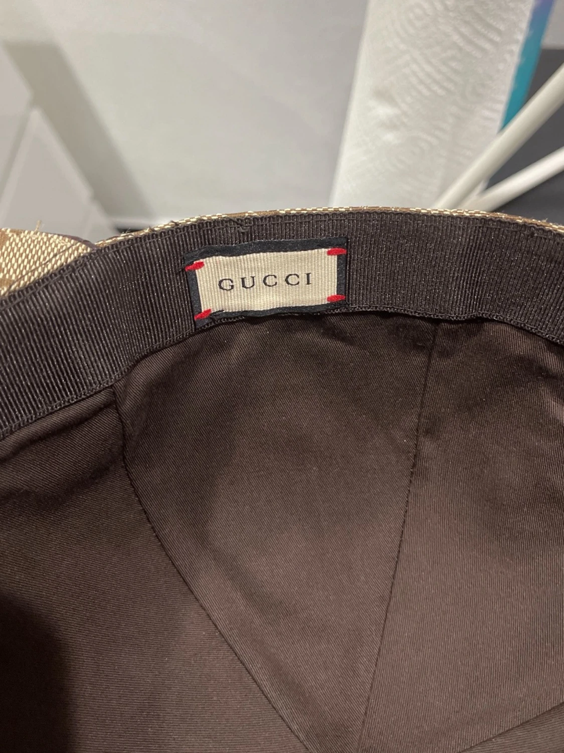 GG keps beige monogram - 5