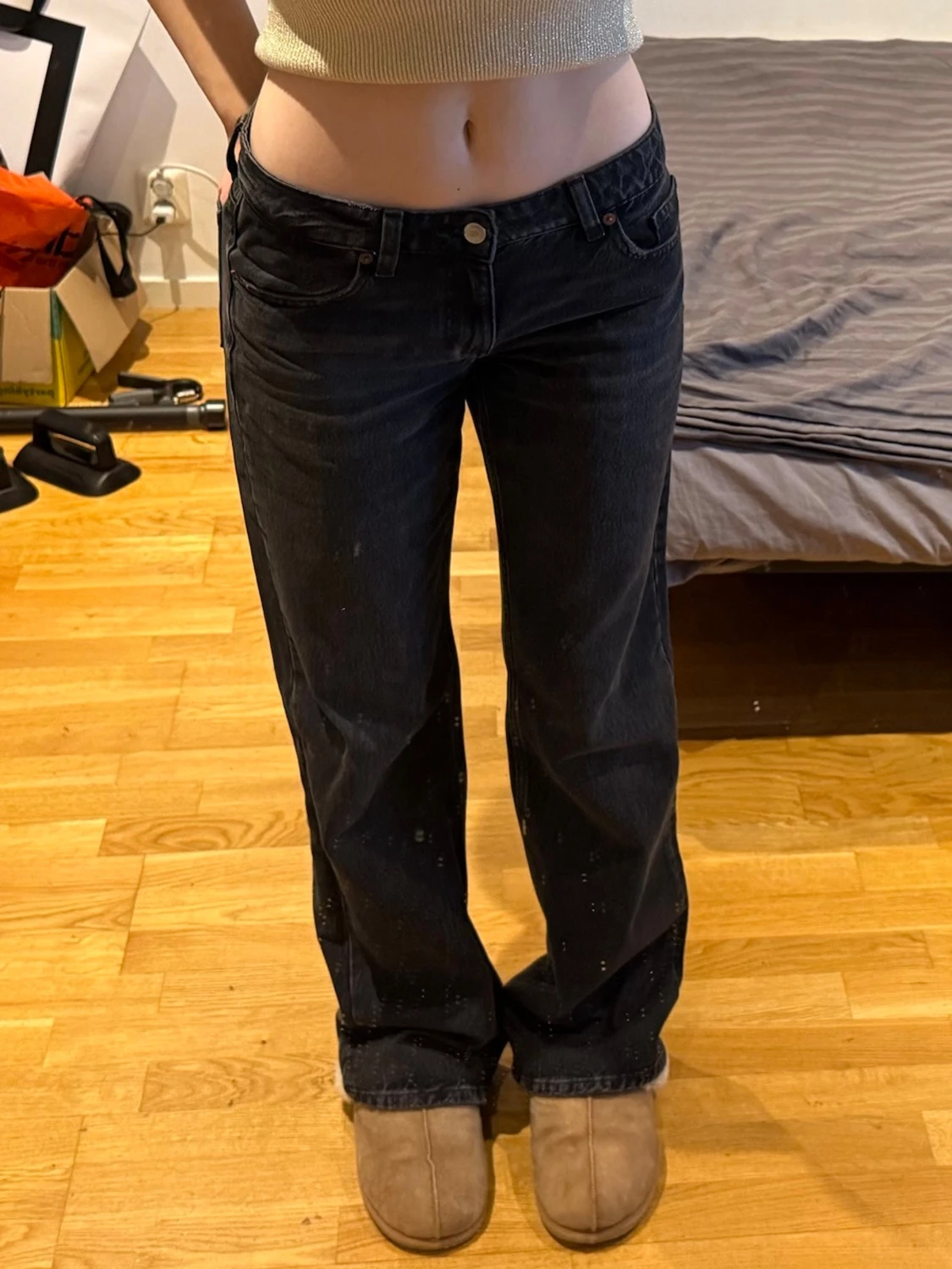 Lågmidjade baggy jeans Zara - 2