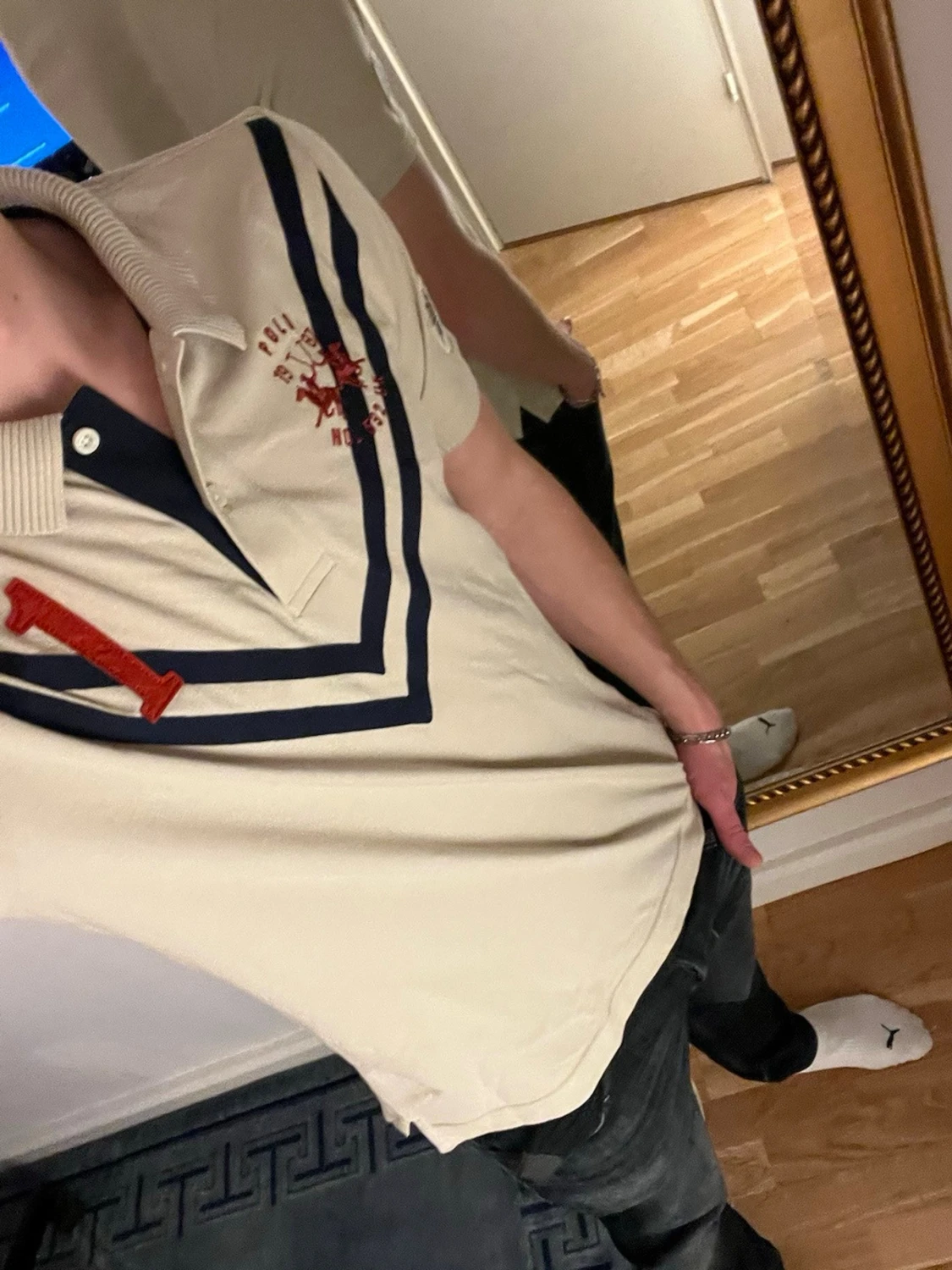 Beige polotopp från La Martina - 1