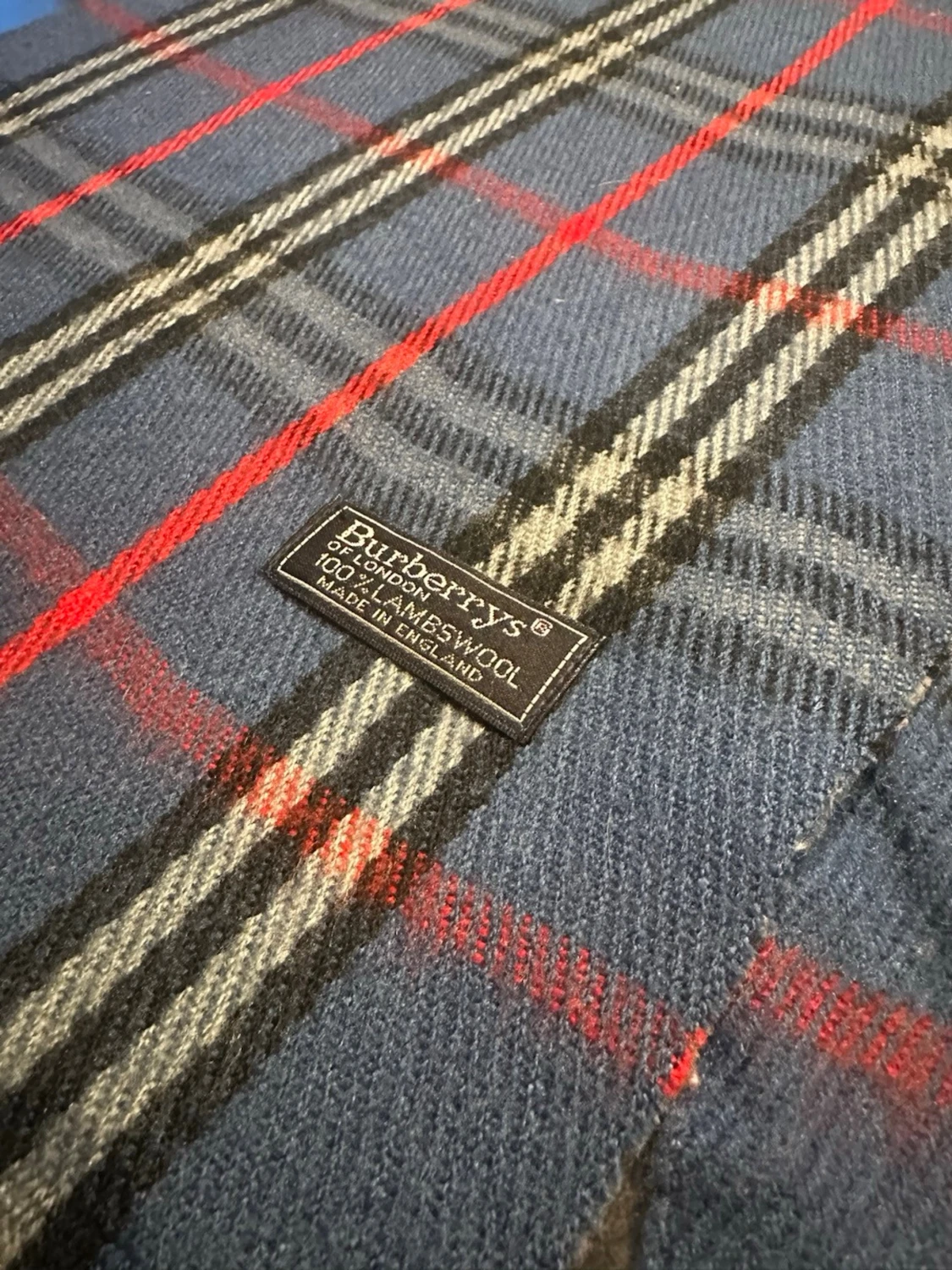 Blårutig halsduk från Burberrys - 1