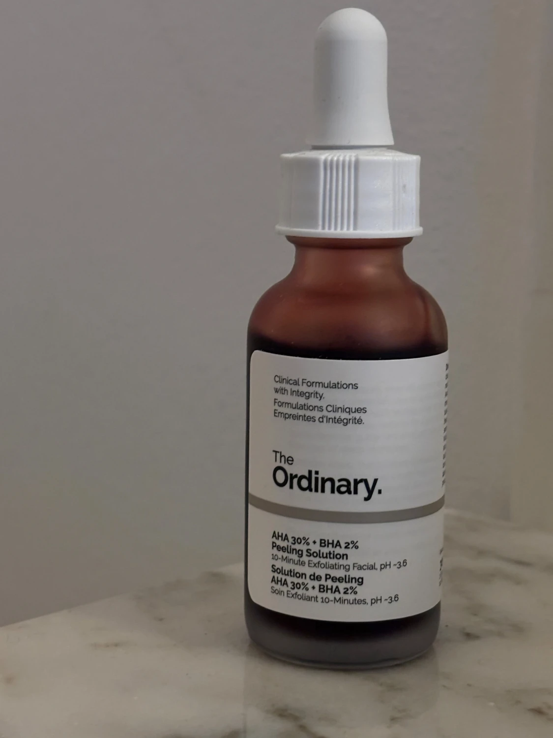 The Ordinary AHA 30% + BHA 2% Peeling Solution