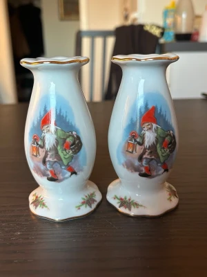 Gammeldags jul ljusstakar  - Två ljusstakar från fyrklövern, Exklusiv Edition!