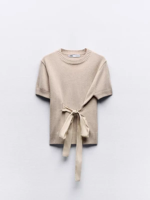 Supersnygg topp med knytning  - Zara topp som inte går att köpa längre 