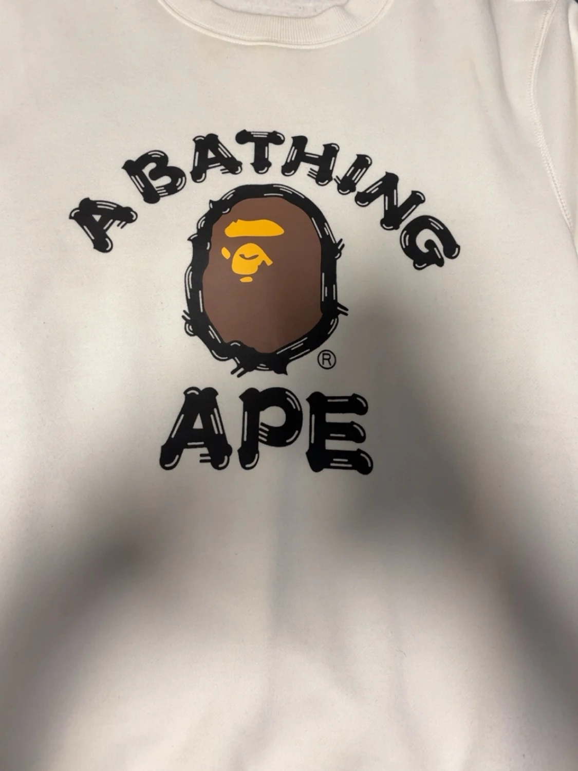 Vit sweatshirt från A Bathing Ape - 1