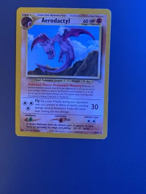 Aerodactyl Pokémonkort Fossil - Aerodactyl 15/64