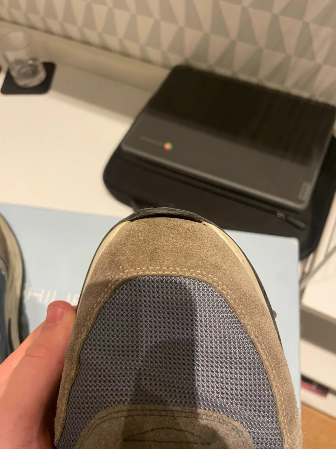 Philippe Model blå/grå sneakers - 4