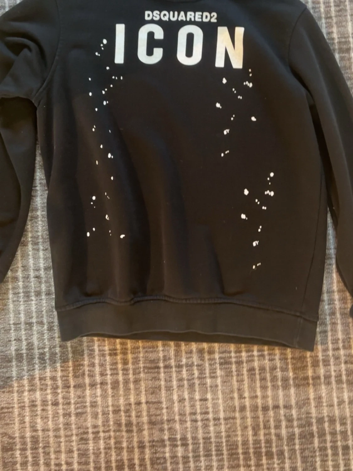 Svart Dsquared2 ICON hoodie XL