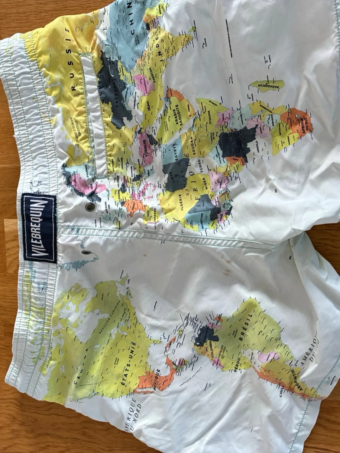 Världskarta badbyxor Vilebrequin - 2