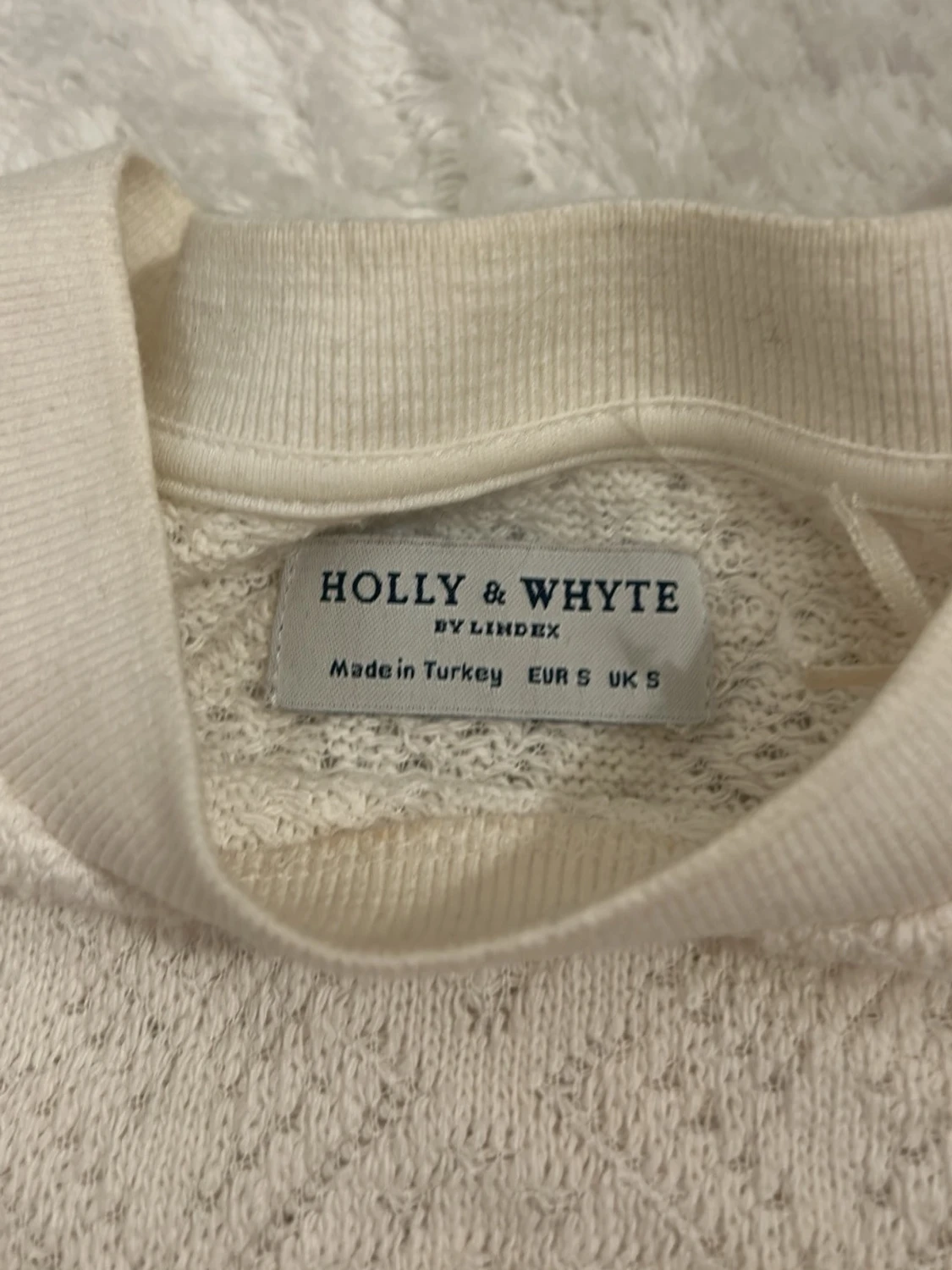 Vit mönstrad tröja Holly & Whyte S - 2