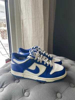 Nike dunk low  - Hej! Säljer dessa skor från Nike i modellen Nike dunk low ungdom. Använd några gånger, så dom är i bra skick. Ordinarie pris 1099 kr