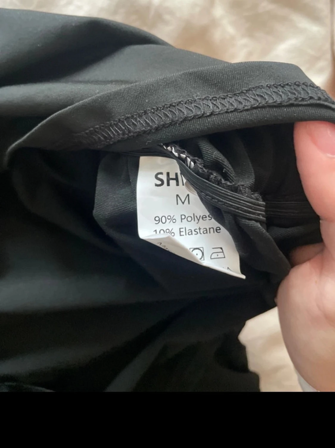 Svart oneshoulder långklänning SHEIN - 2