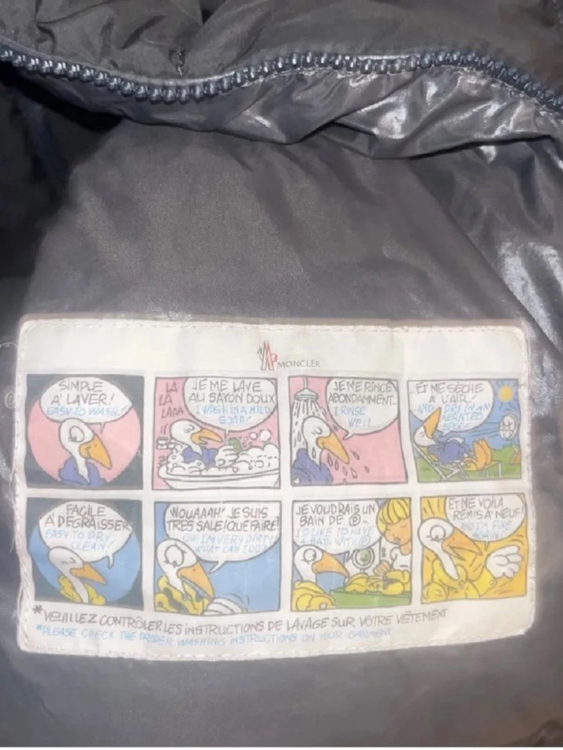 Moncler svart dunjacka – klassisk & varm, fint skick - 3