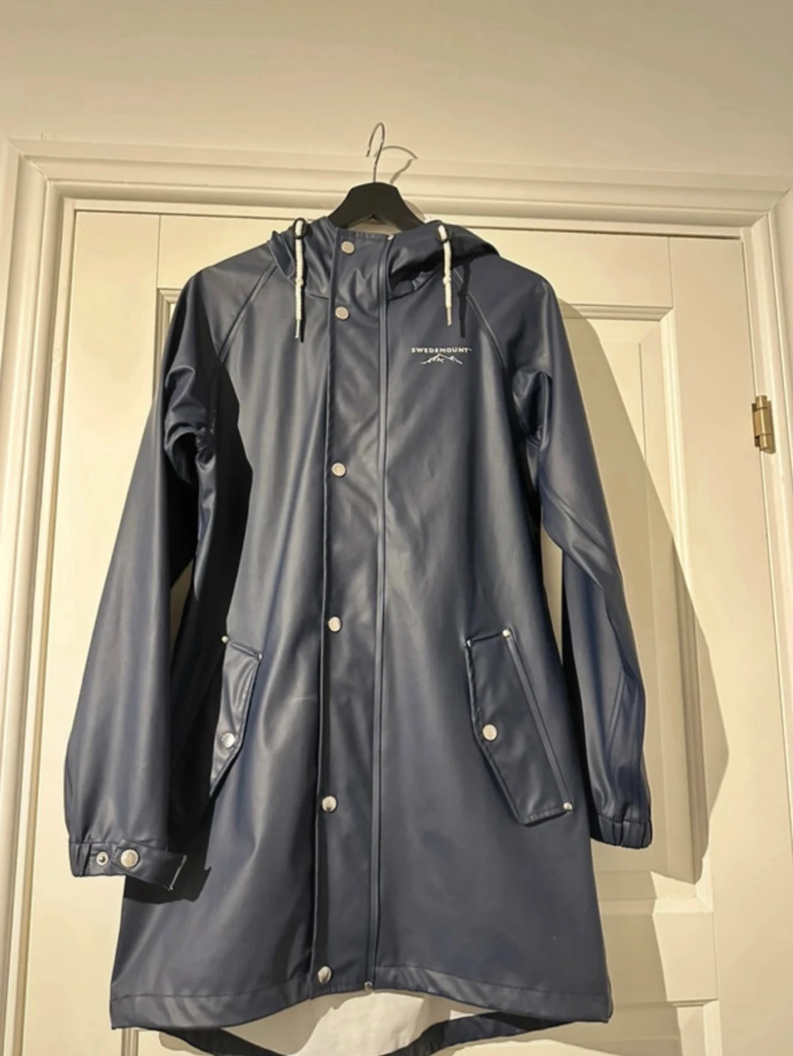 Blå regnjacka från Swedmount