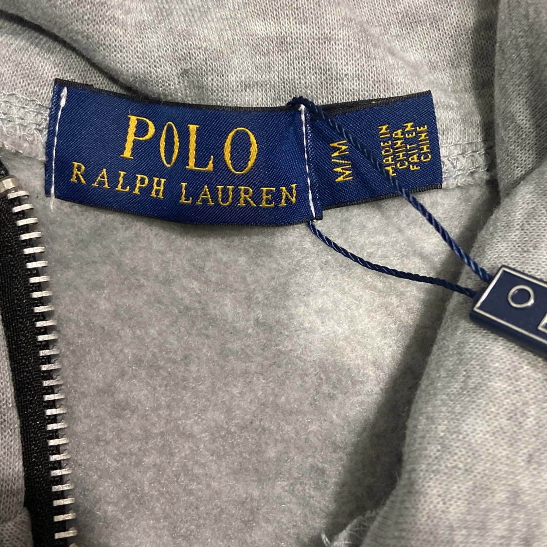 Grå half zip tröja från Polo Ralph Lauren - 2