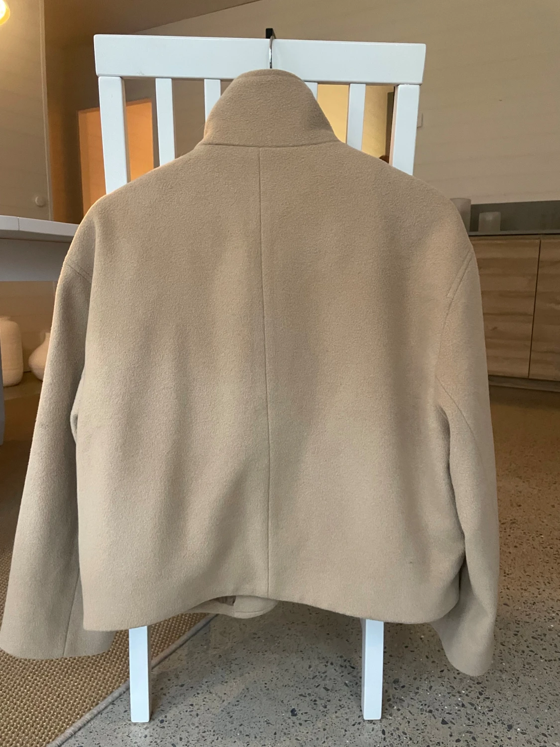 Beige ulljacka från Massimo Dutti - 2