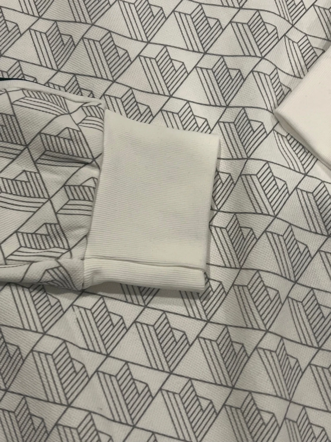 Beige mönstrade mjukisbyxor Lacoste M - 4