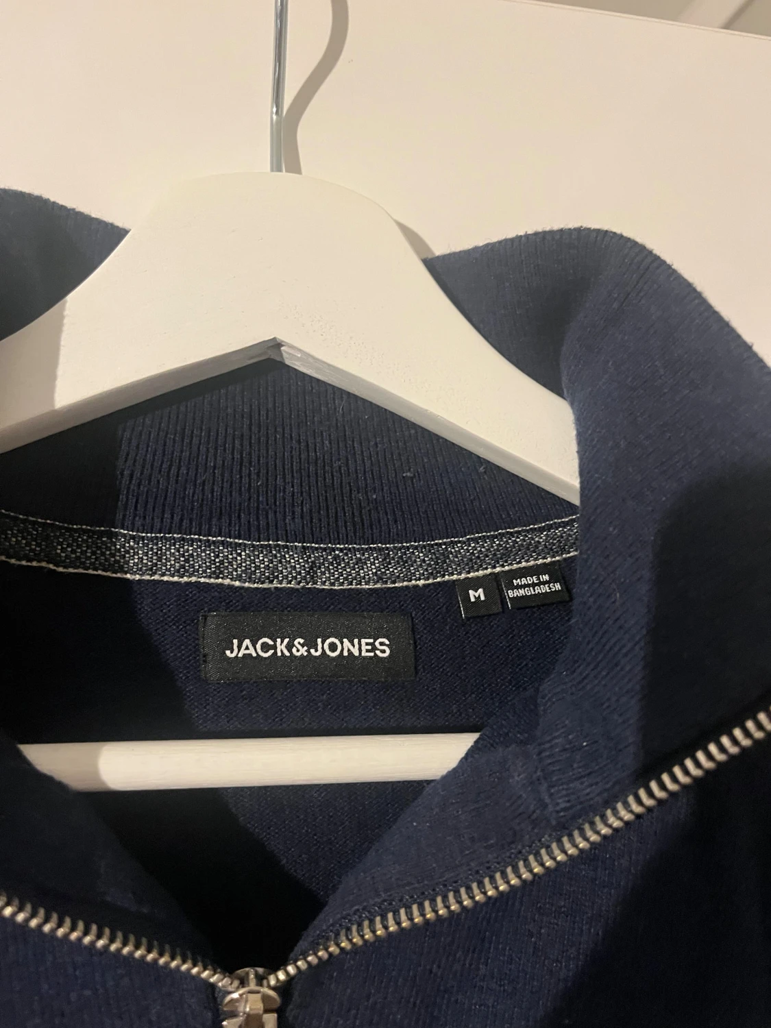 Marinblå half zip tröja Jack & Jones - 1