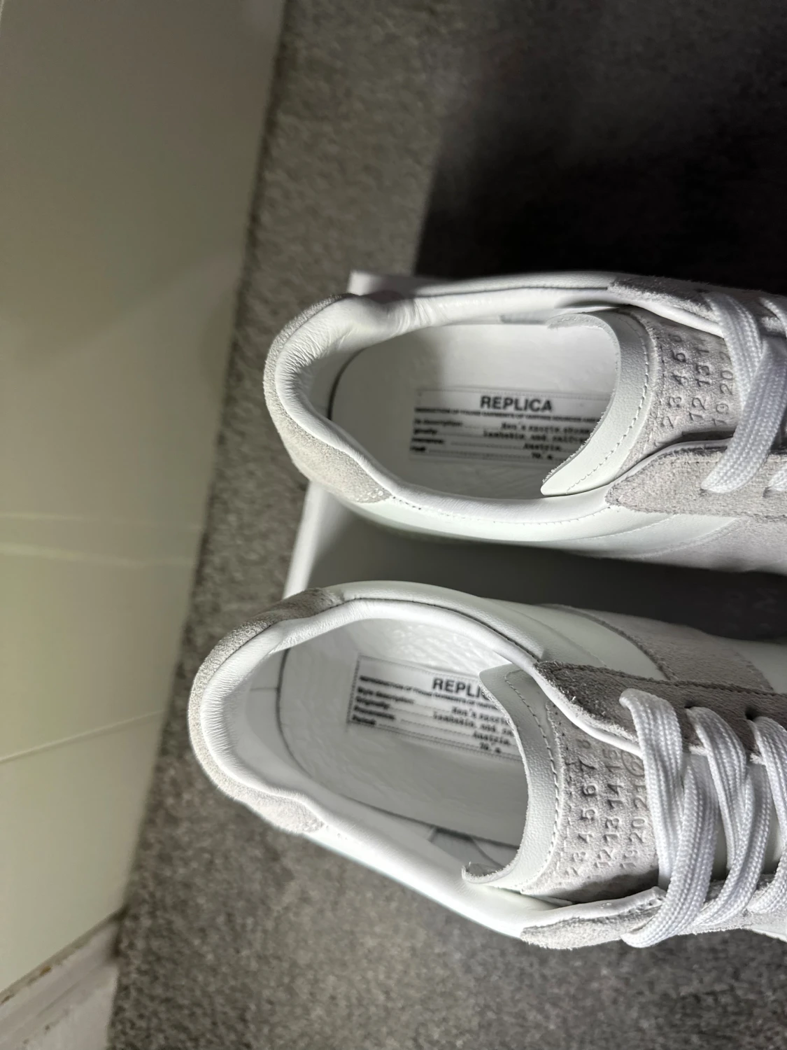 Maison Margiela Gats sneakers vit/grå - 4