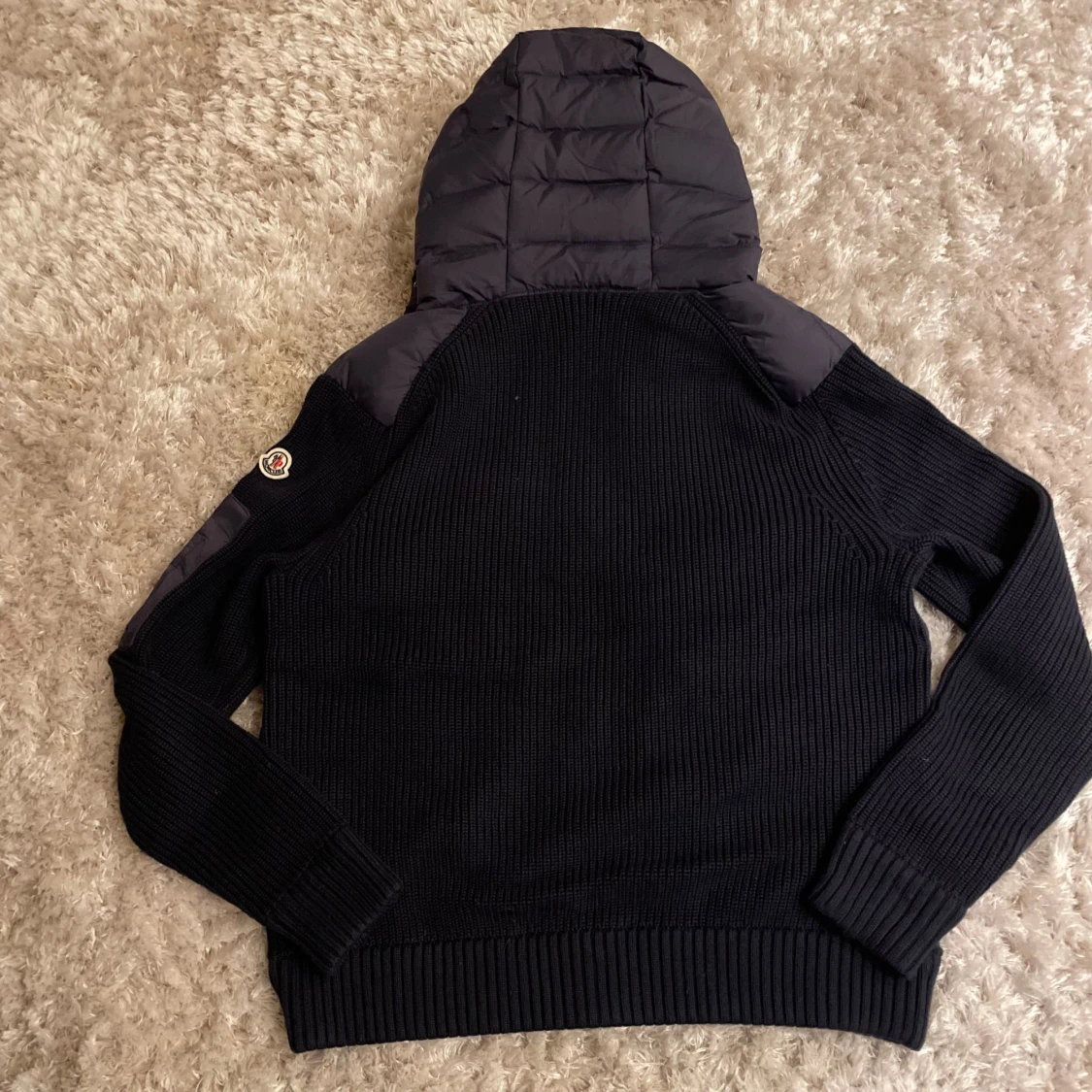 Mörkblå moncler cardigan - 3