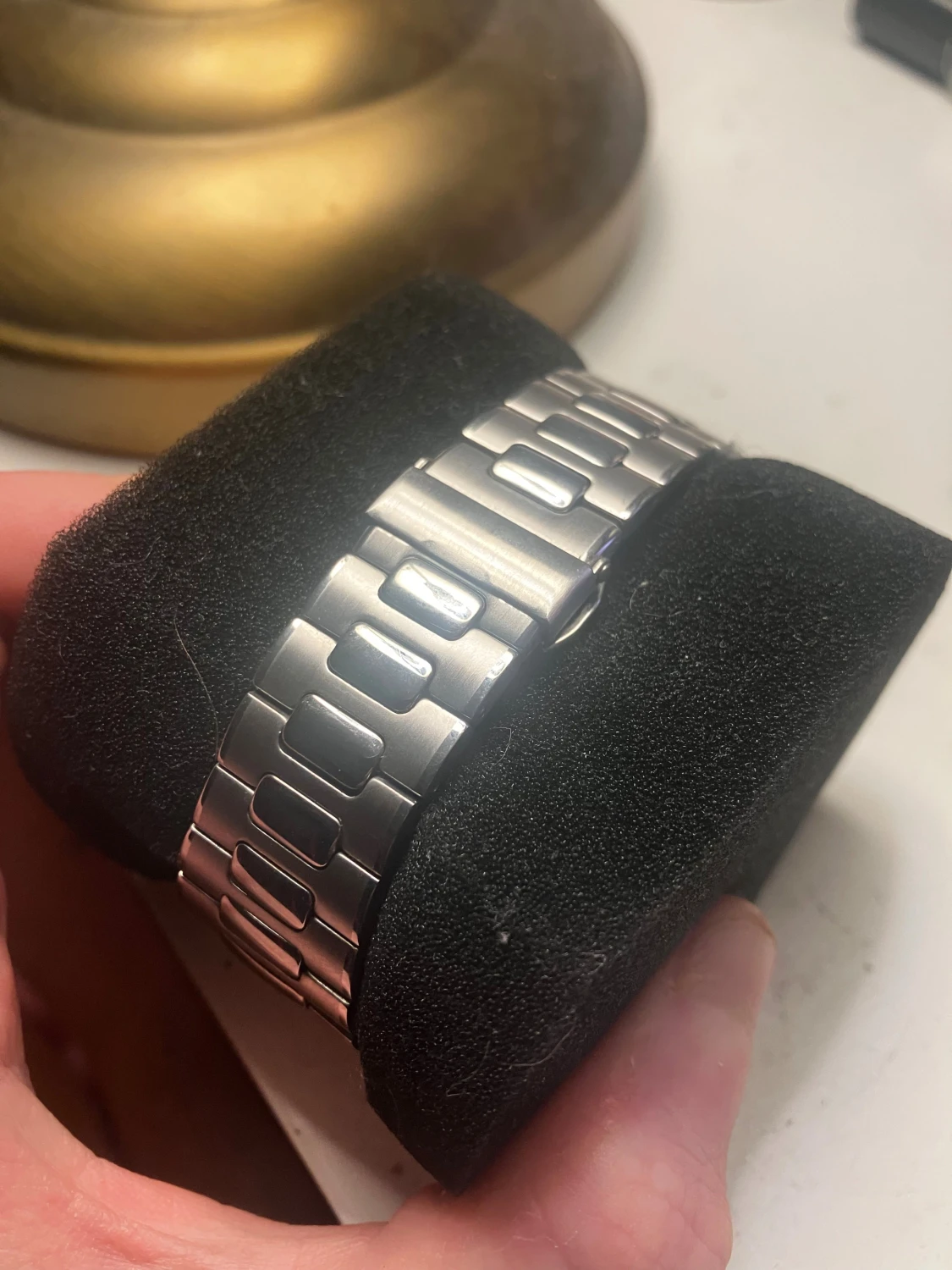 Seiko automatisk klocka i silver