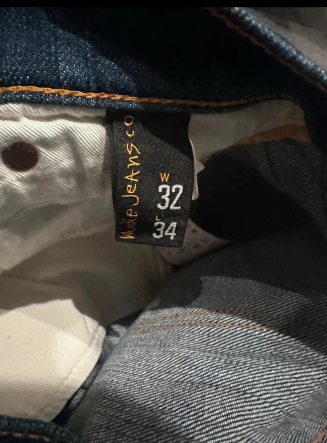 Mörkblå jeans från Nudie Jeans W32 L34 grim Tim  - 2