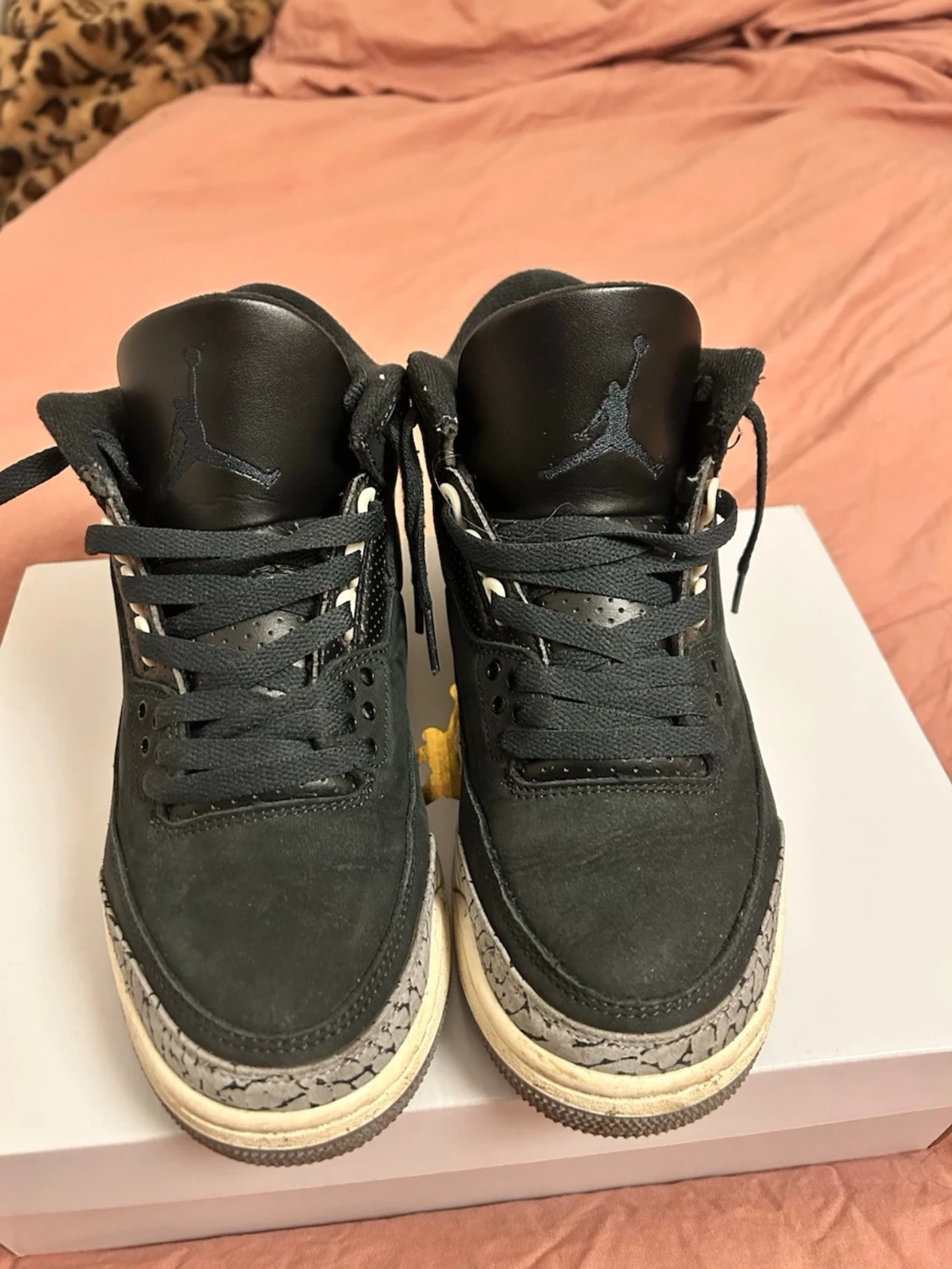 Svarta Nike Jordan 3 sneakers - 1