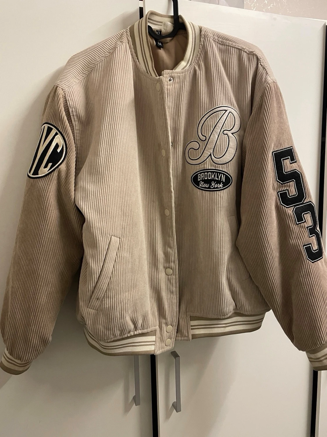 Beige manchester HM bomberjacka Brooklyn - 2