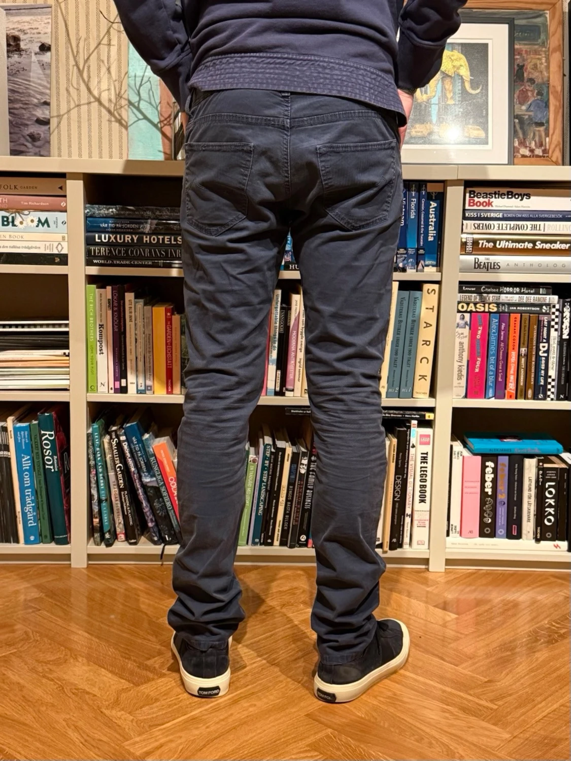 Jacob Cohën mörkblå byxor - 2