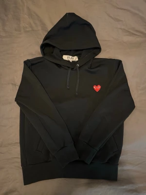 Comme des garcon Hoodie  - Säljer en snygg svart hoodie ifrån comme des garcon i bra skick.