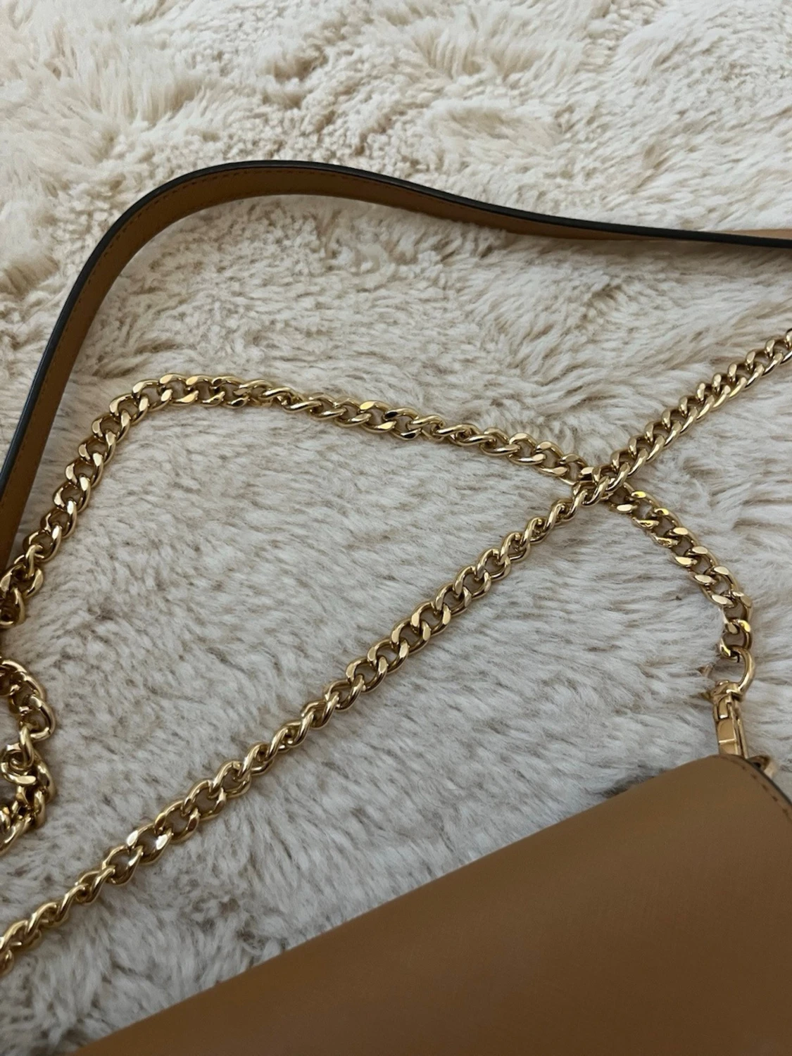 Beige axelväska från Tory Burch - 4