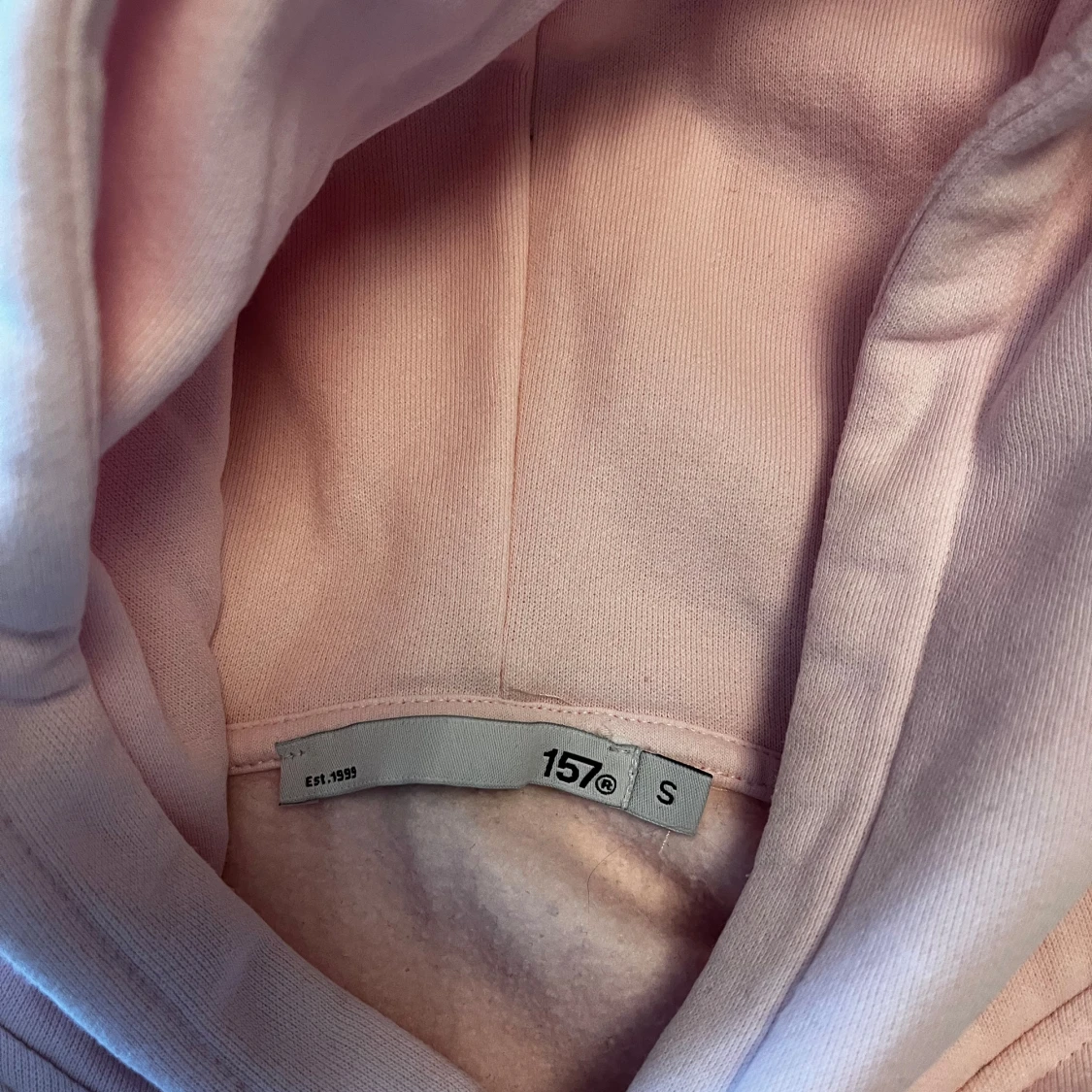 Ljusrosa hoodie från 157, storlek S - 2