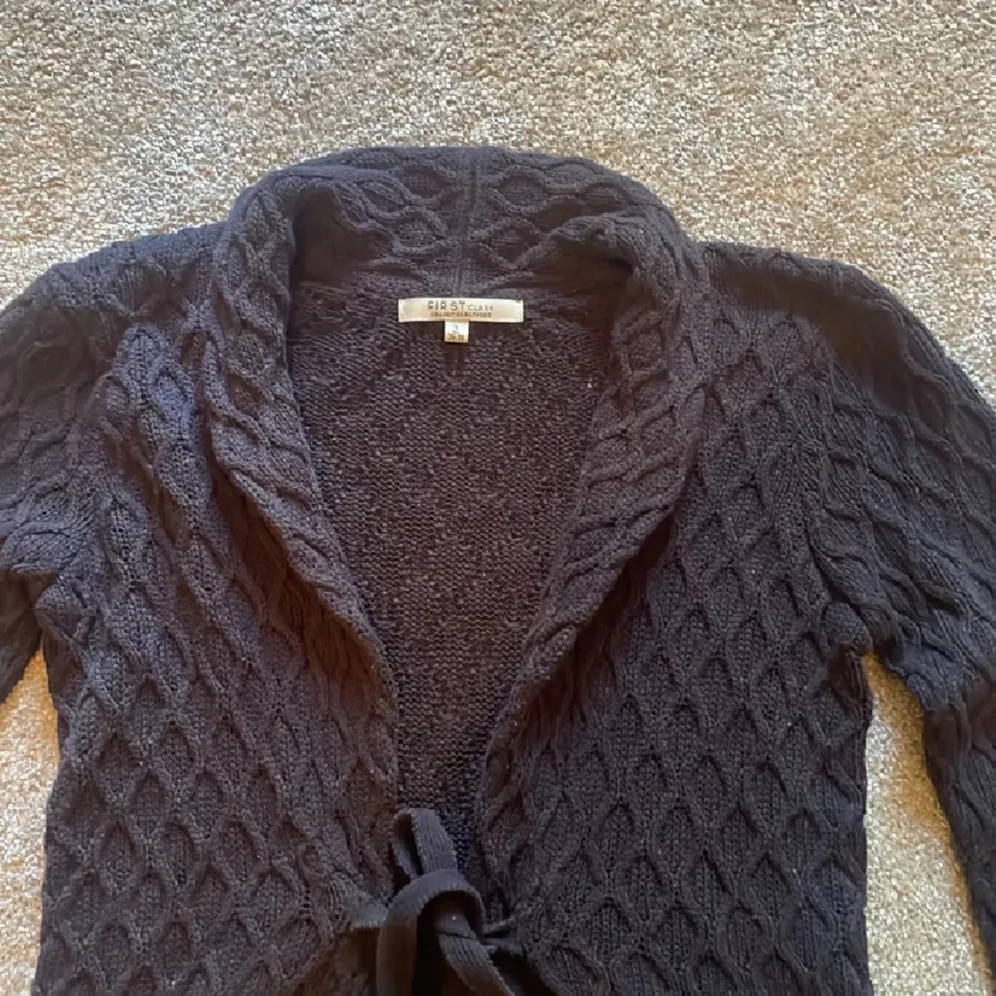 Svart stickad kofta❤️ - 3