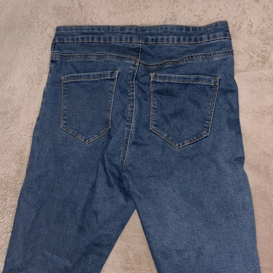 Blå skinny jeans från DenimCo - 2