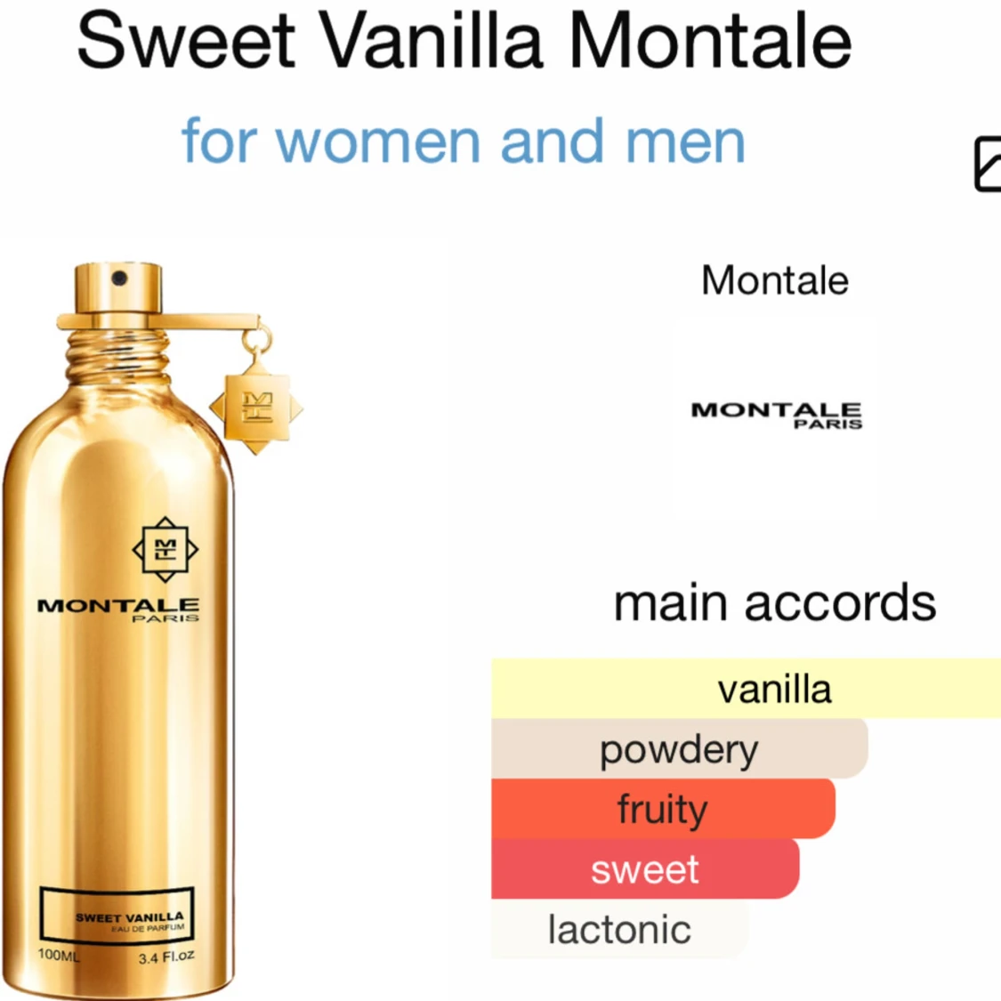 Montale Sweet Vanilla edp 100 ml - 2