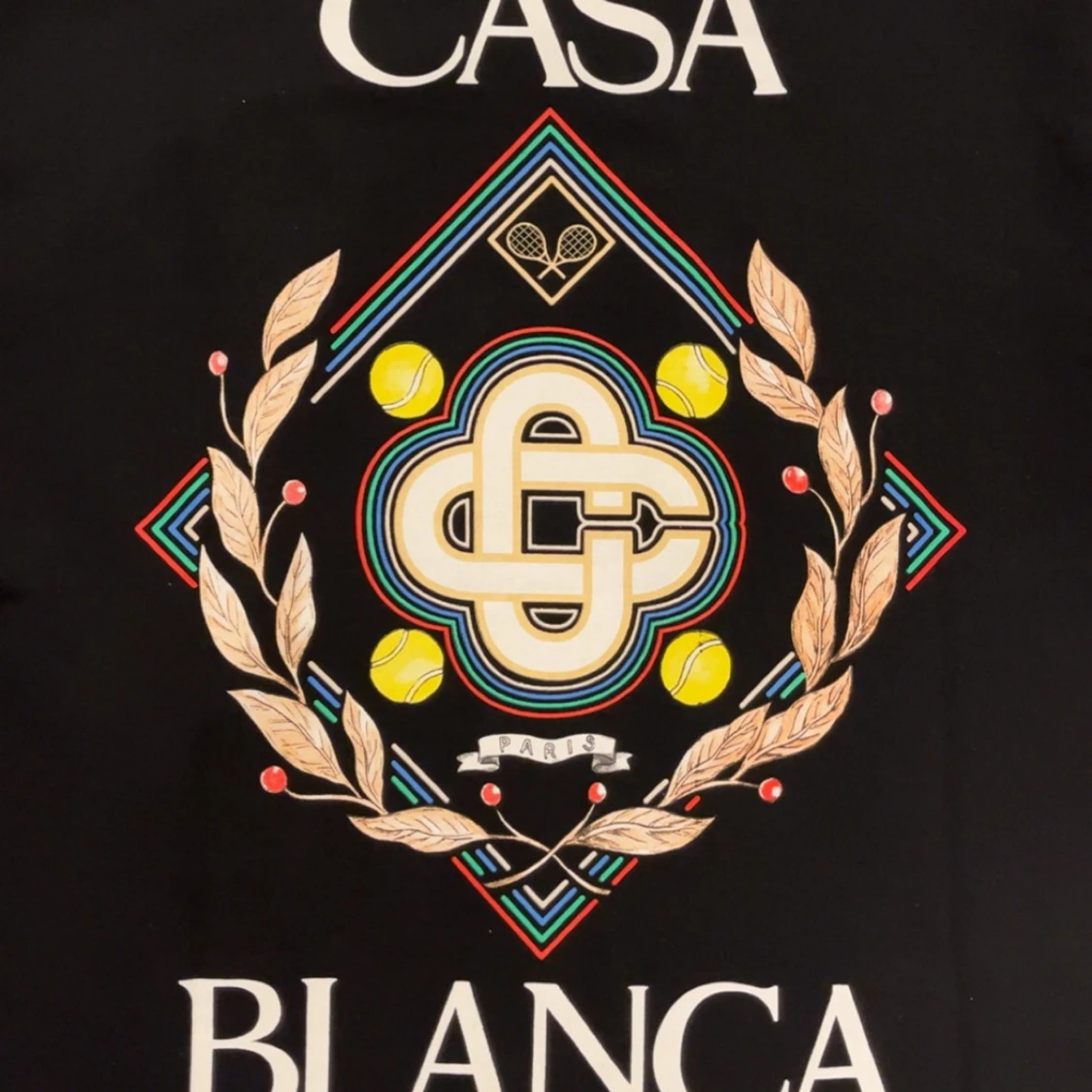 Svart t-shirt från Casablanca Paris - 1